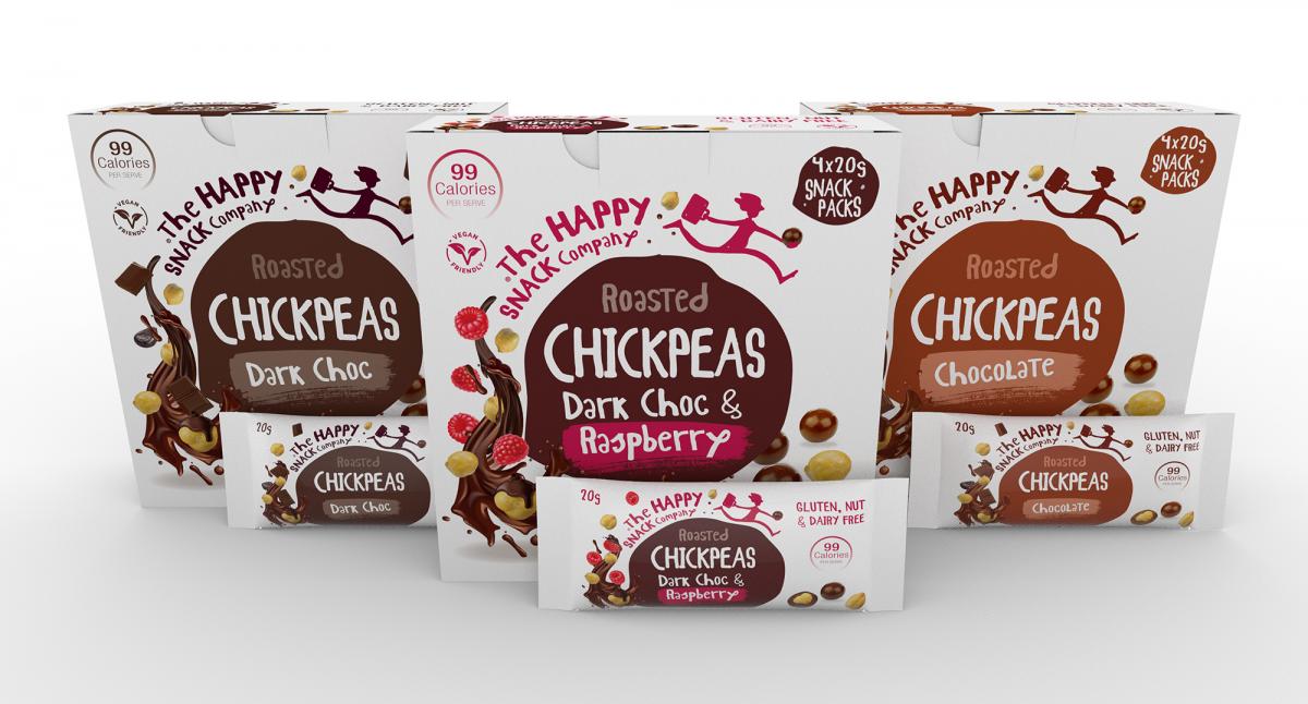 Selection of Happy Snack Coated SKUs
