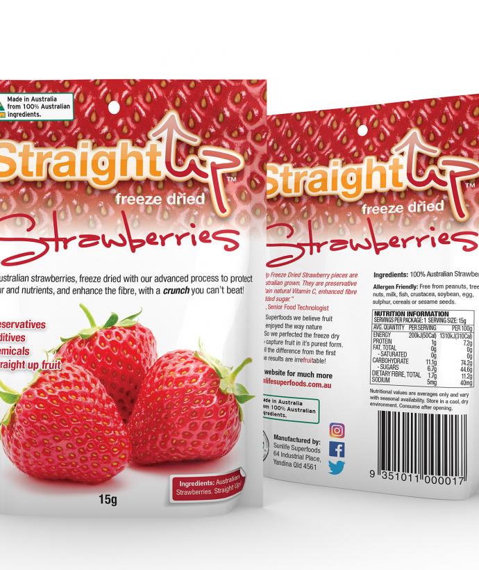 Straight Up Strawberries