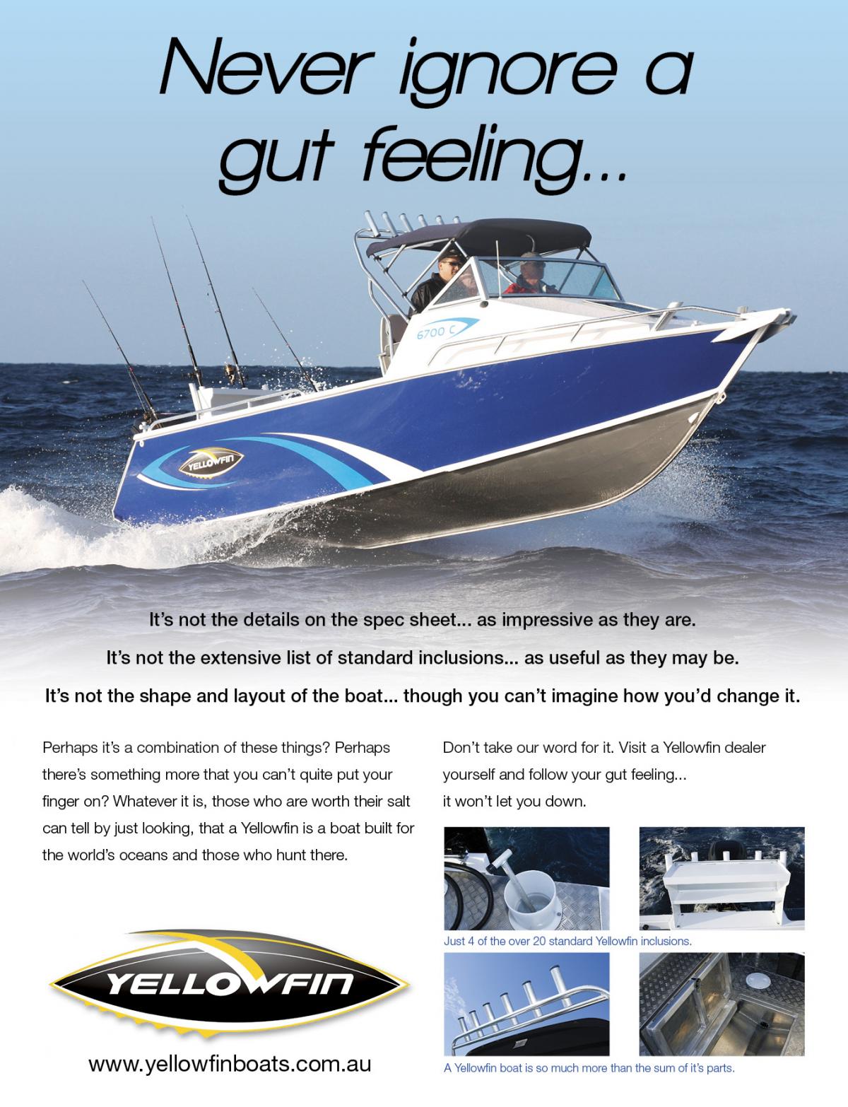 YellowFin Never ignore a gut feeling